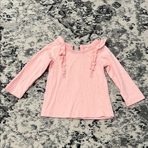 Pink Ruffled Kids Top
